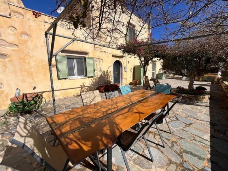 Nerochori MIT VIDEO: Kreta – Renoviertes Steinhaus mit Blick auf die Weißen Berge in Nerochori zu verkaufen Haus kaufen